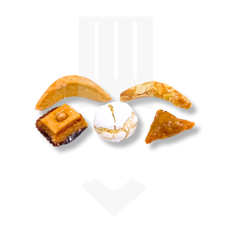 Plateau de mini pâtisseries orientales atlas