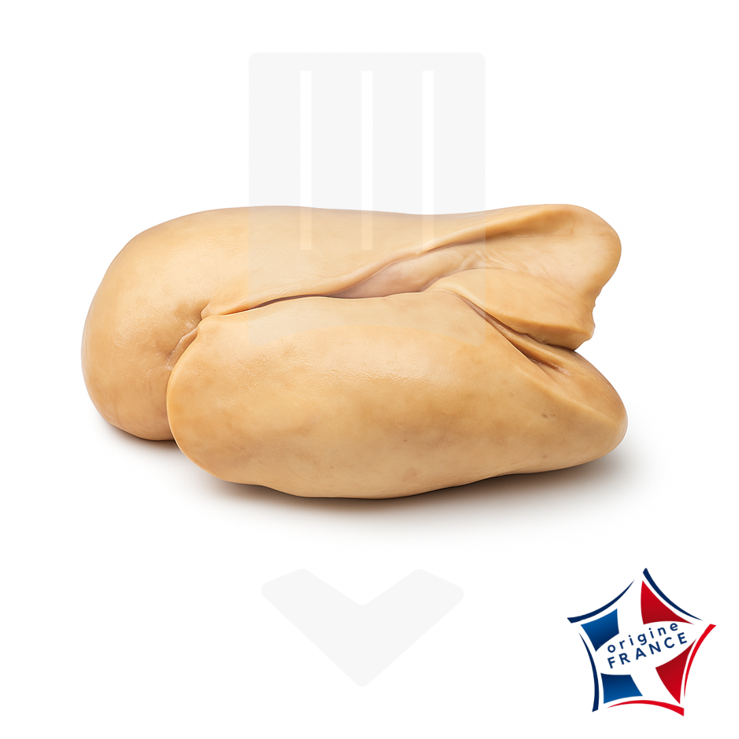 Lobe de foie gras de canard extra déveiné France 500gr