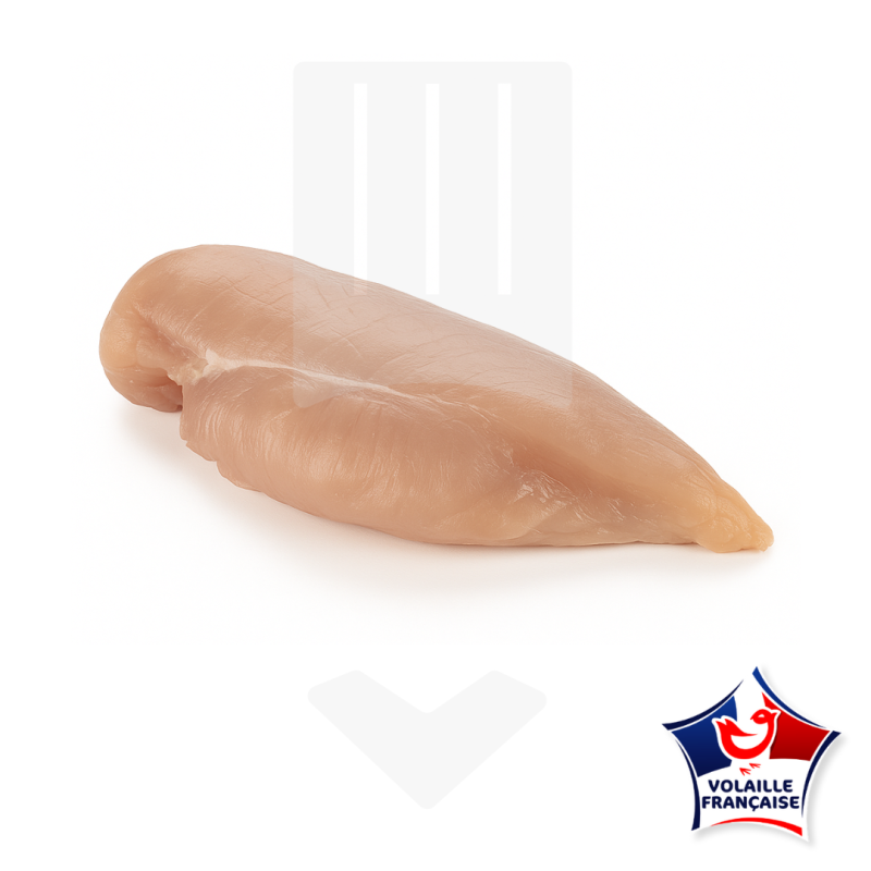 Filet de poulet sans peau IQF origine France