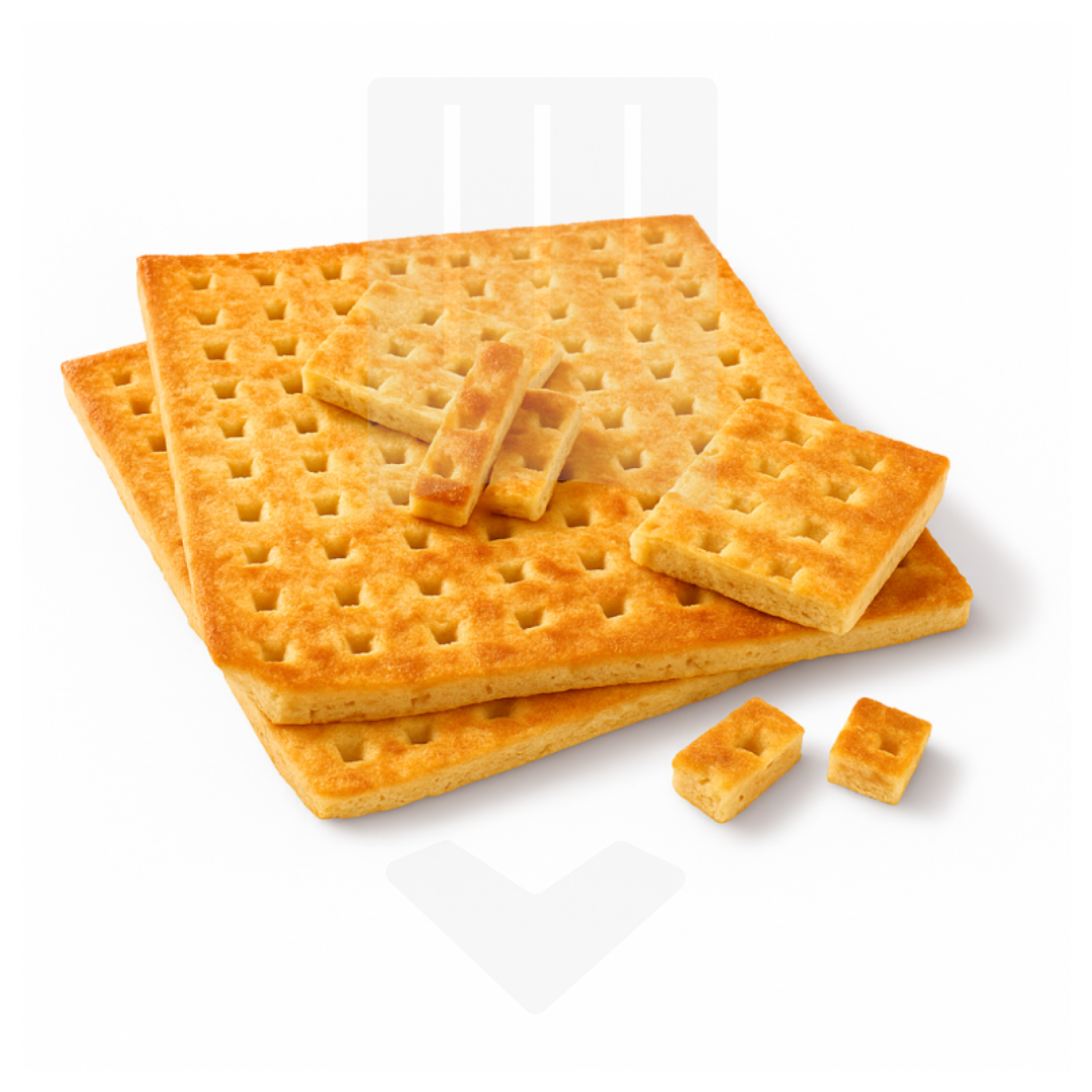 Plaque de gaufre à la PDT emmental et persil