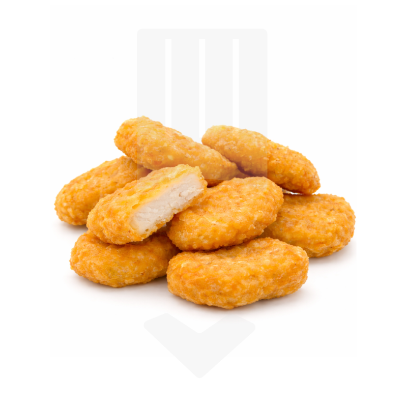 Nuggets Poulet cuits enrobés façon beignet