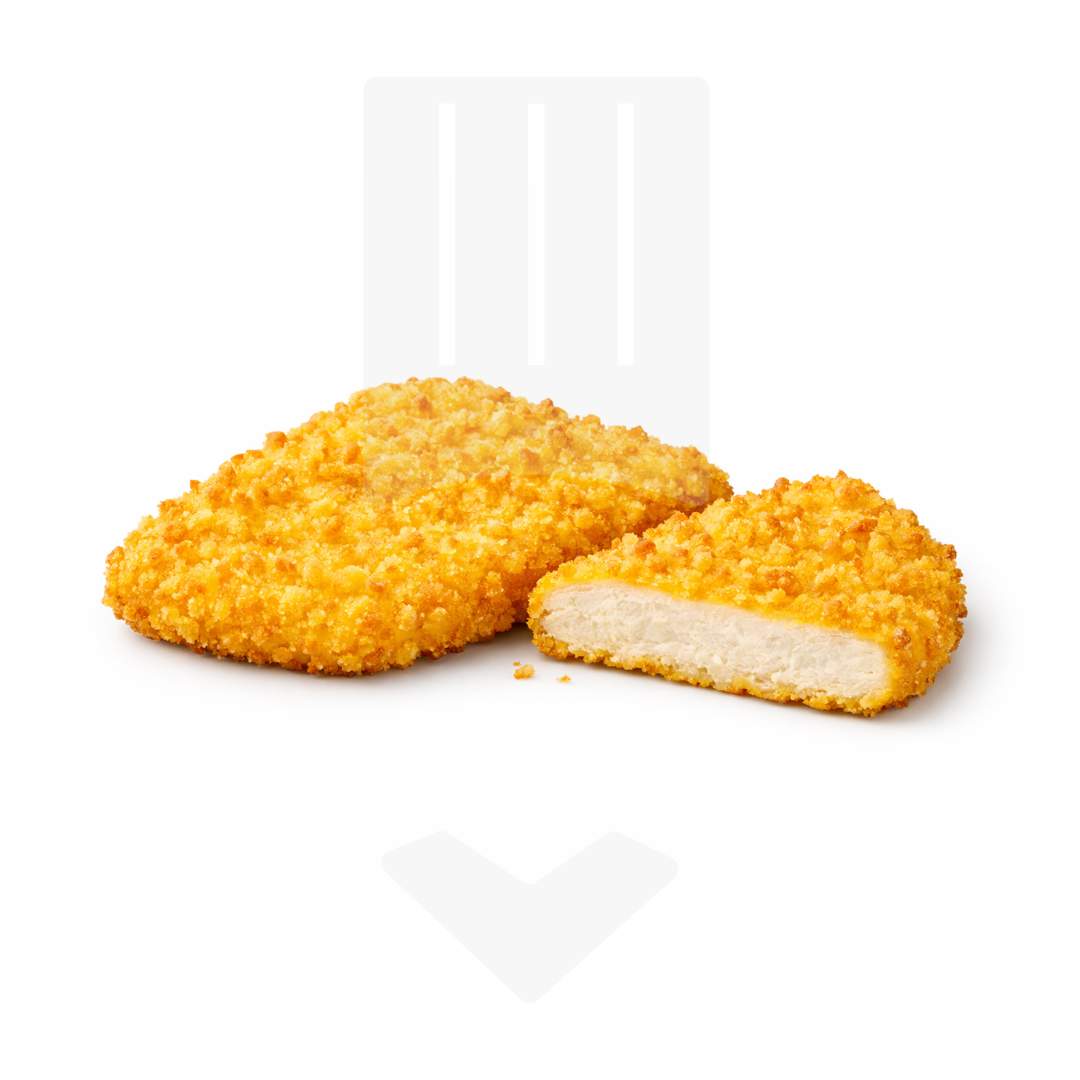 Escalopes de poulet Viennoise surgelées IQF