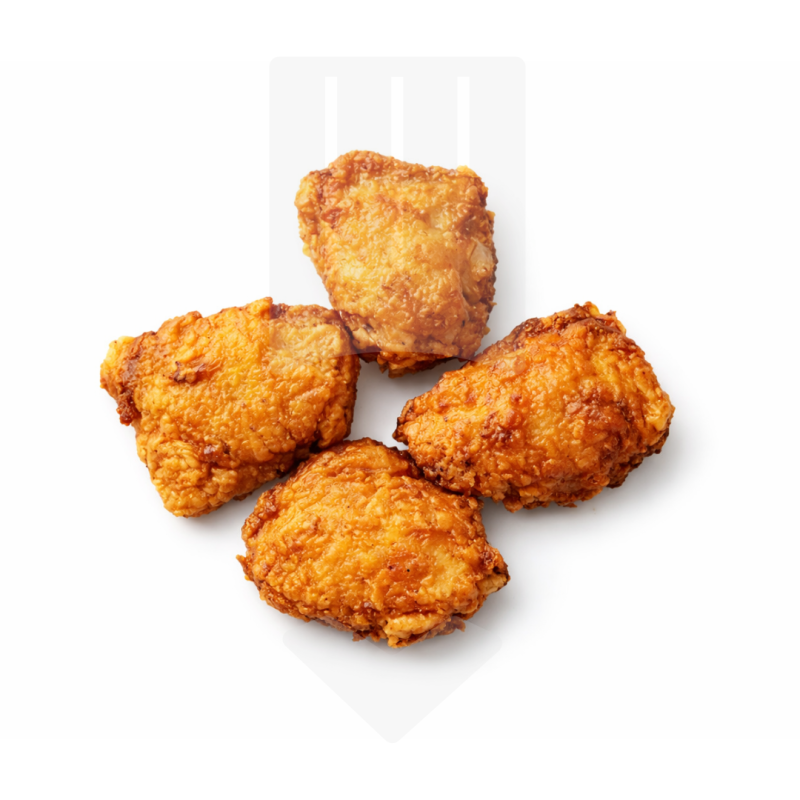 Haut de cuisse de poulet fondant en chapelure