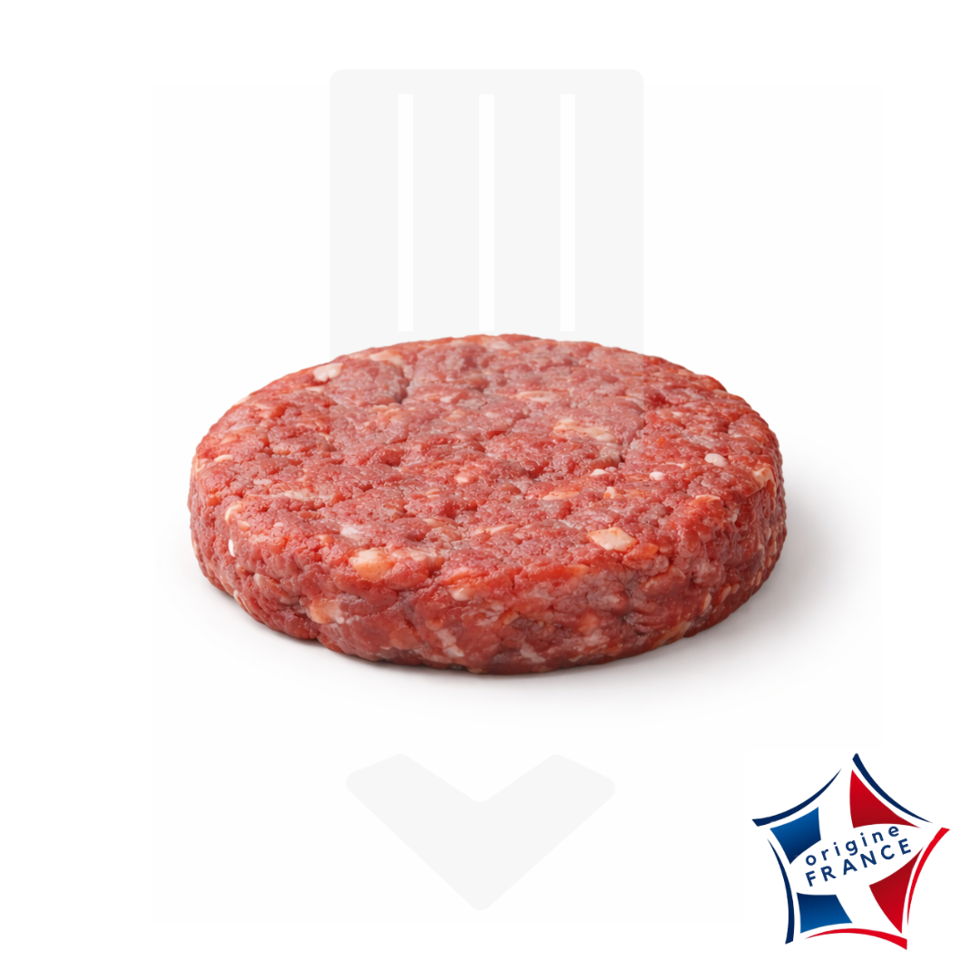 Burger de viande de canard hachée française