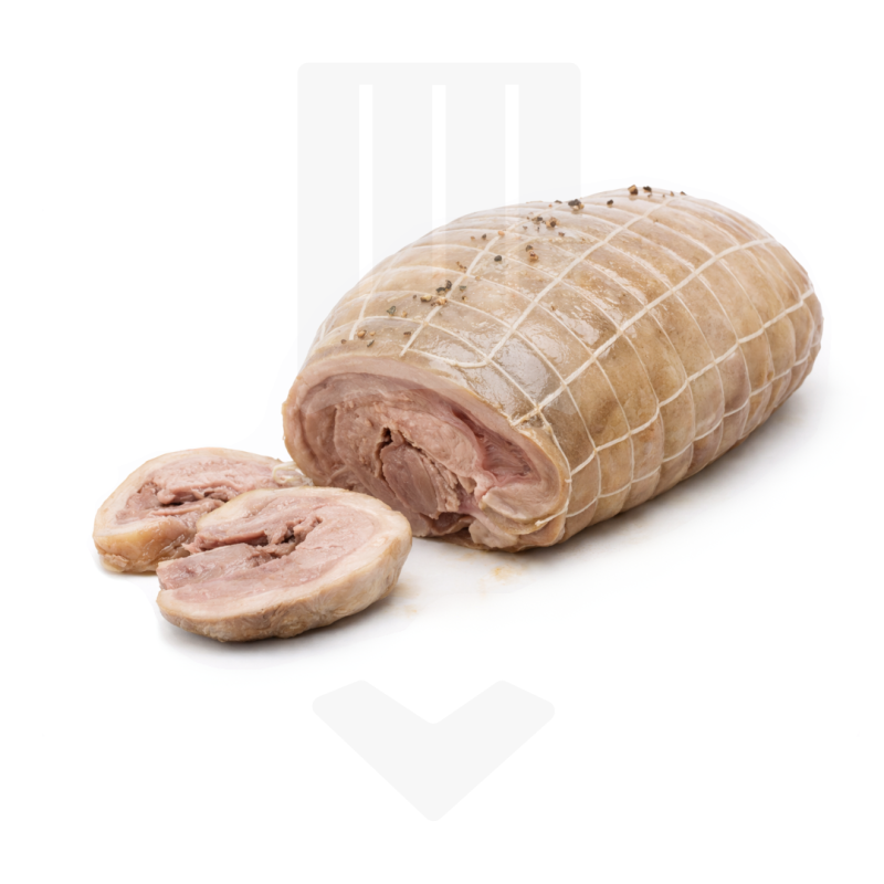 Tête de veau blanche cuite et surgelée IQF