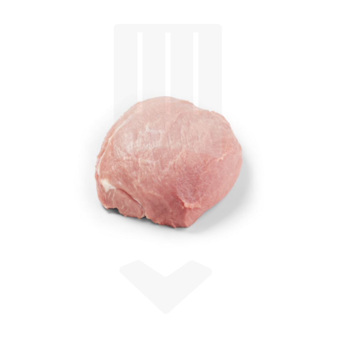 Pavé de noix et de quasi de veau d'UE +/- 150gr