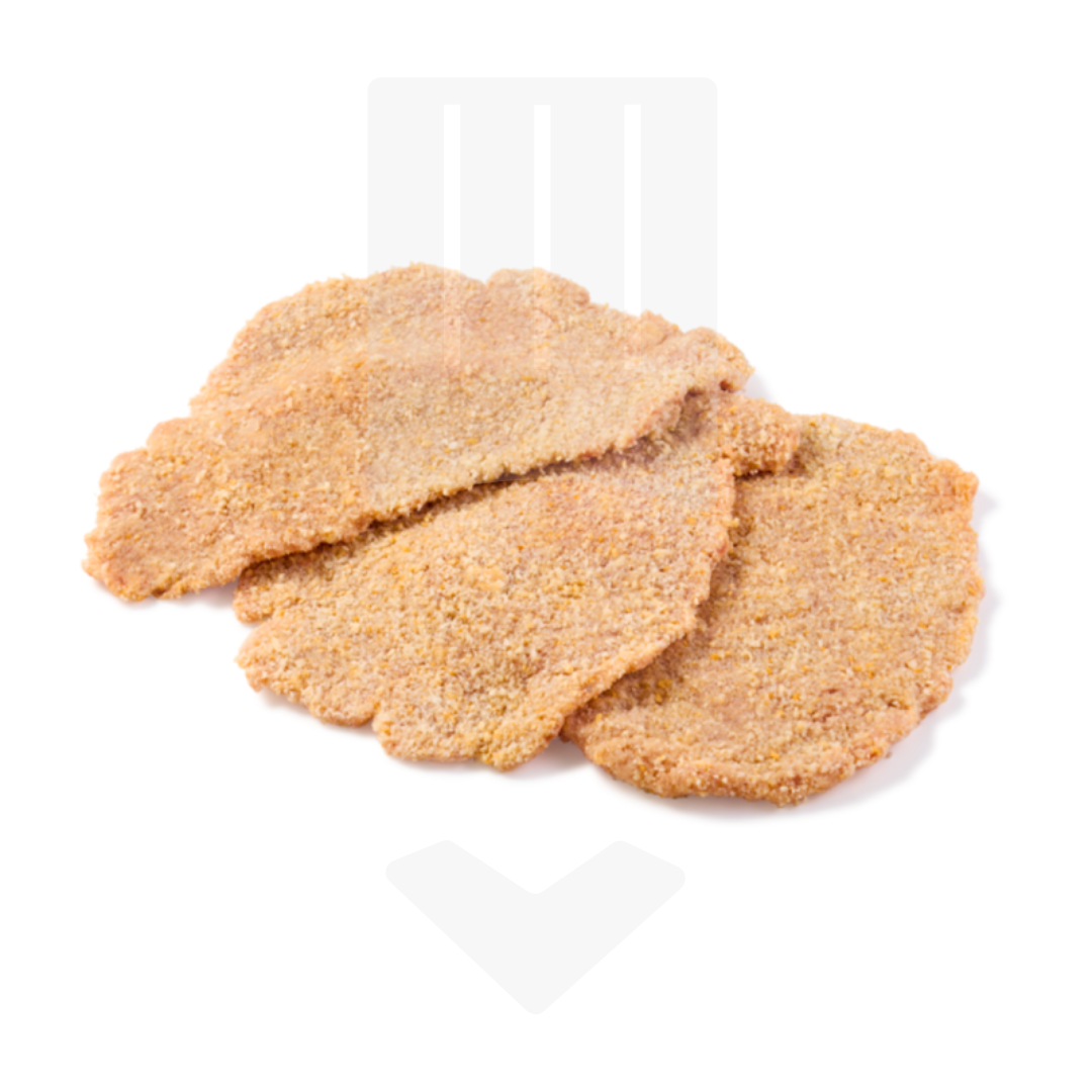Escalope de veau Milanaise, viande maigre panée