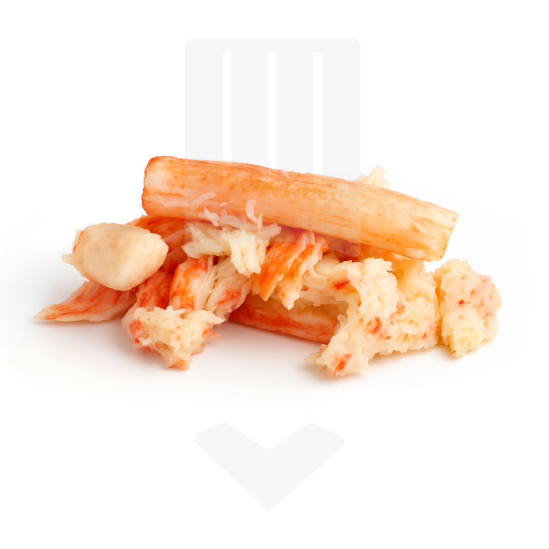 Chair de crabe des neiges crues de Corée