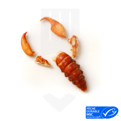 Chair de homard - queue et pince décortiquées 170gr