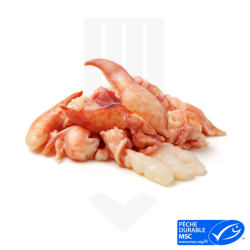 Chair de homard canadien crue 907gr
