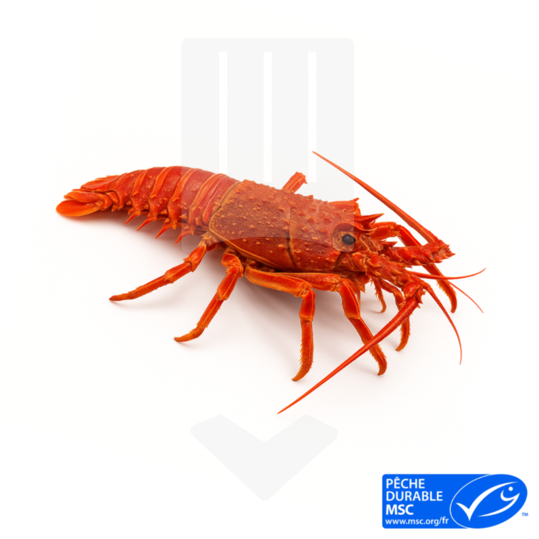 Langouste MSC d'Australie, cuite, entière et surgelée