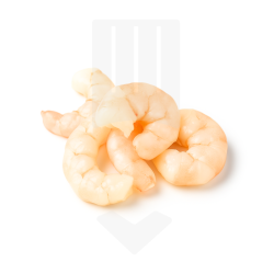 Queues crevettes sauvages crues déveinées