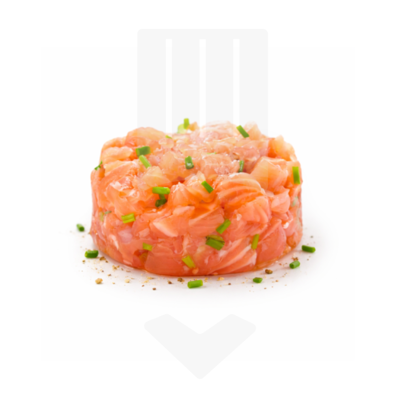 Tartare de saumon 70gr - grossiste produits de la mer