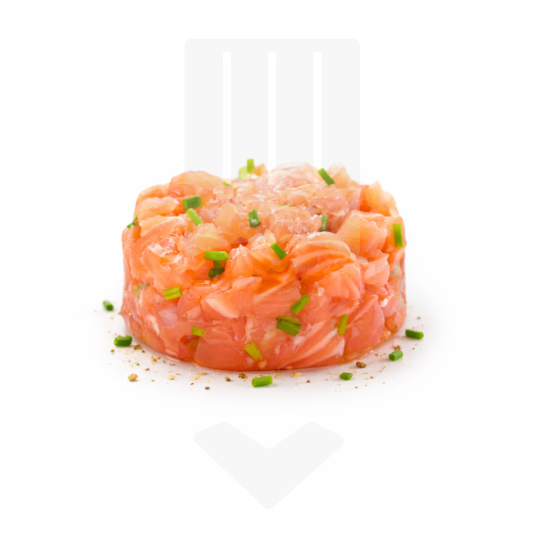 Tartare de saumon 70gr - grossiste produits de la mer