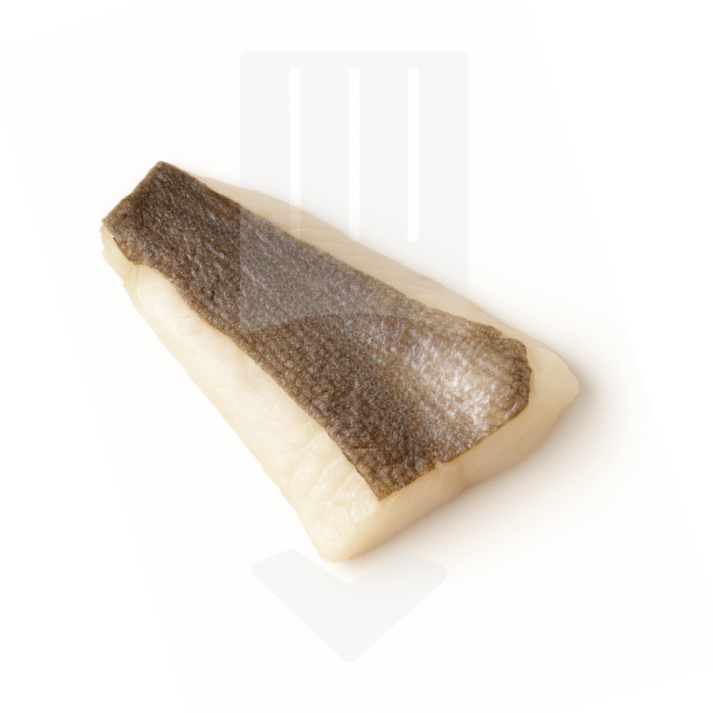Pavé de flétan du Groenland avec peau 170/220gr
