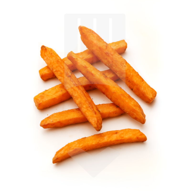 Frites de patates douces pré frites surgelées