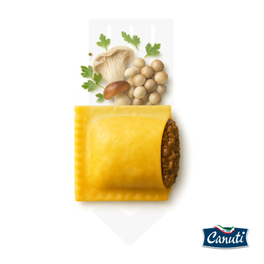 Ravioles farcies de champignons sautés 26gr