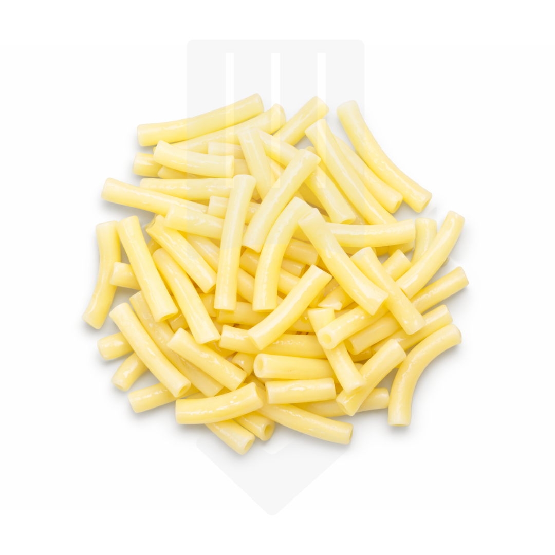Macaronis huilées, salées & précuites, IQF