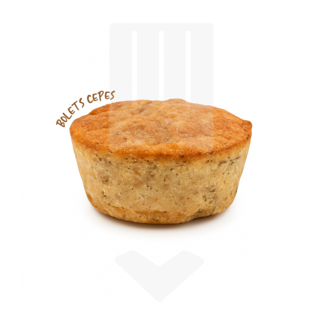 Fondant individuel aux bolets et cèpes de 80gr
