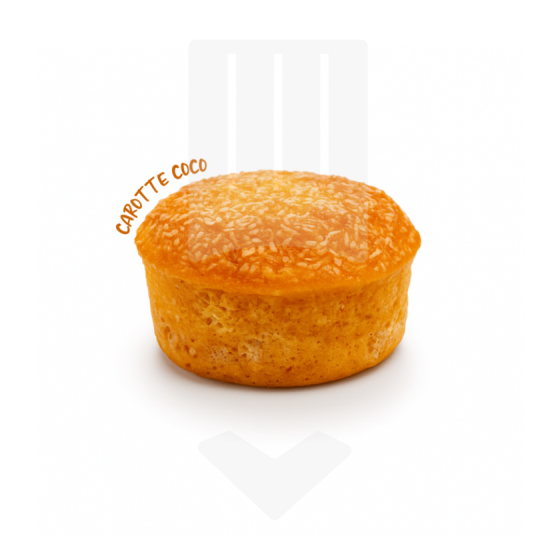 Fondant carotte cake à la coco 80gr