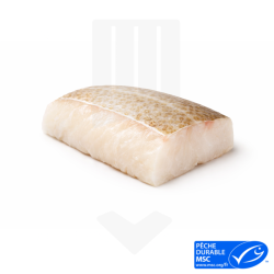 Dos de cabillaud avec peau, certifié MSC pêche durable