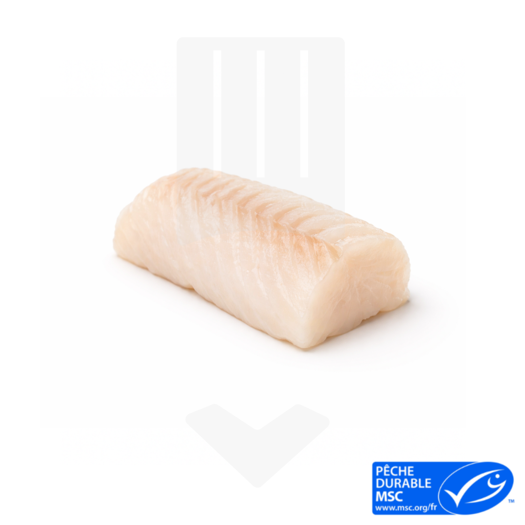 Dos de cabillaud certifié MSC sans peau 130gr