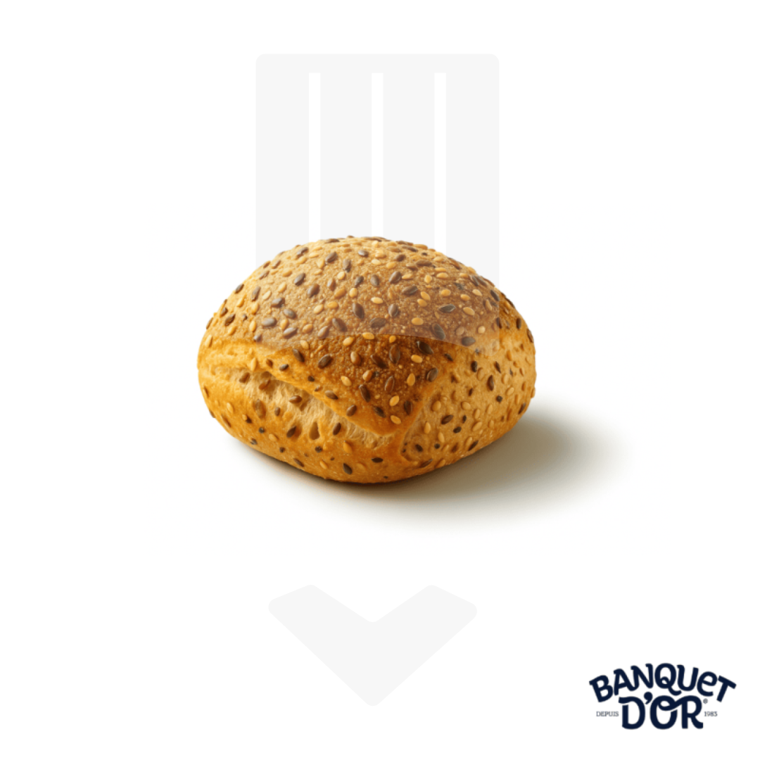 Petit pain multigraines, précuit et surgelé 50gr