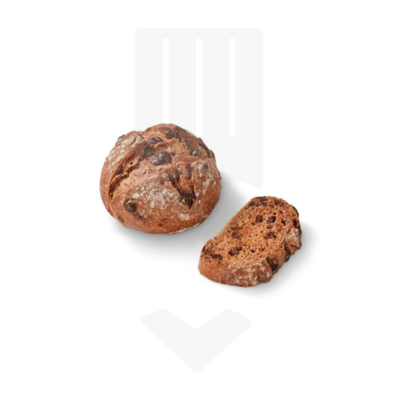 Boule de pain au chocolat et à la poudre de cacao de 60gr