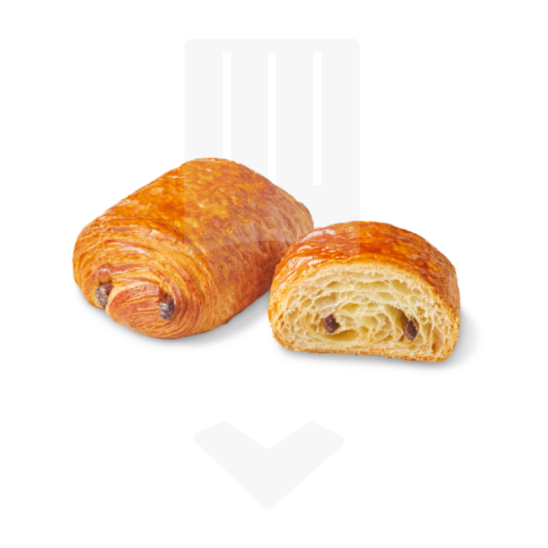Pain au chocolat beurre fin éclat de terroir