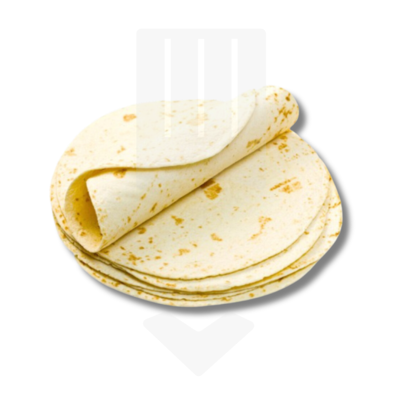 Wrap nature surgelé, tortilla à la farine de blé