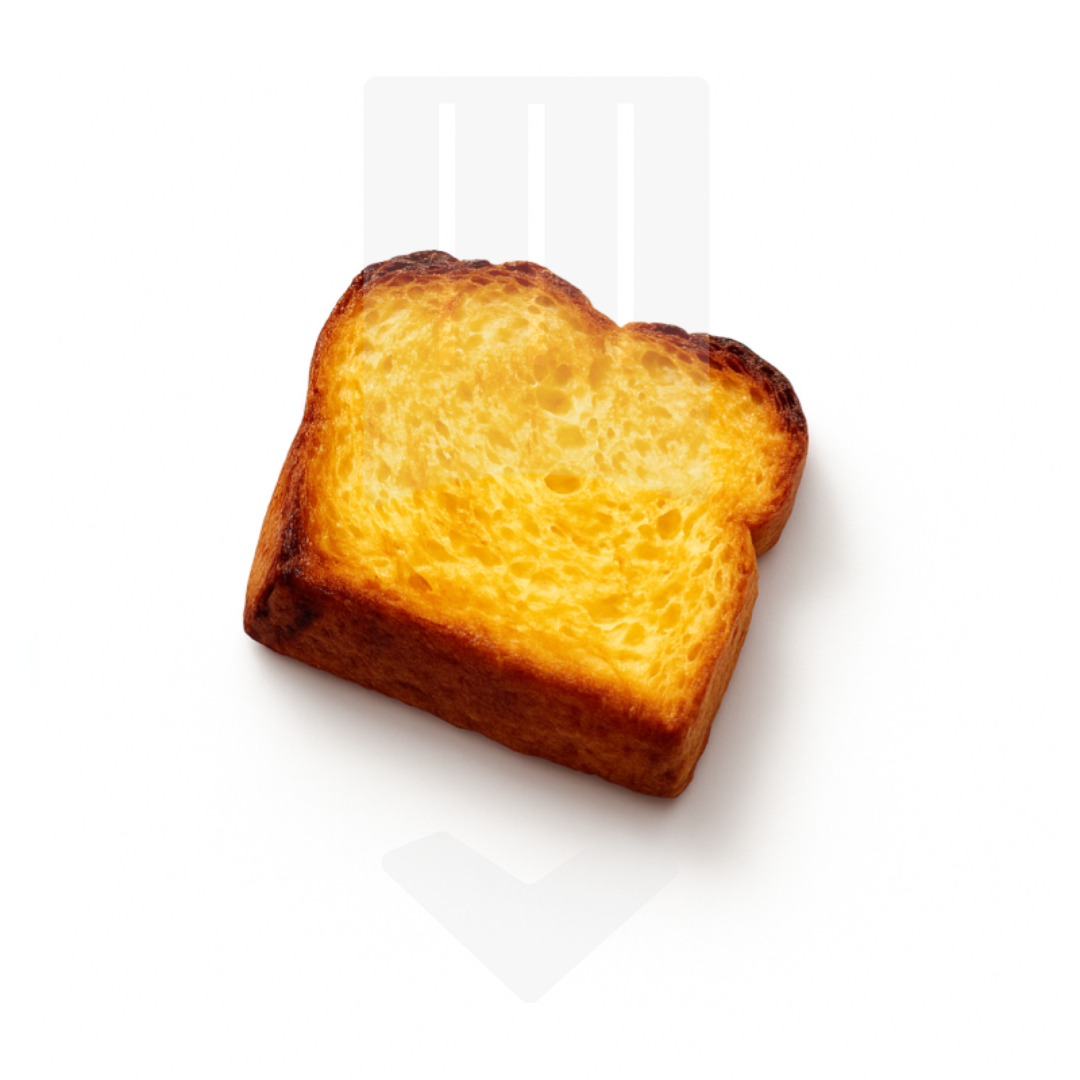 Brioche perdue pré tranchée et sans alcool