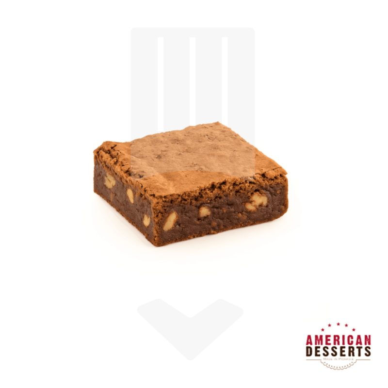 Plaque de brownie noix de pécan, part de 69gr