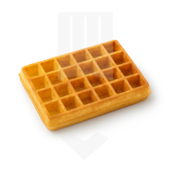 Gaufres traditionnelles de Bruxelles cuites