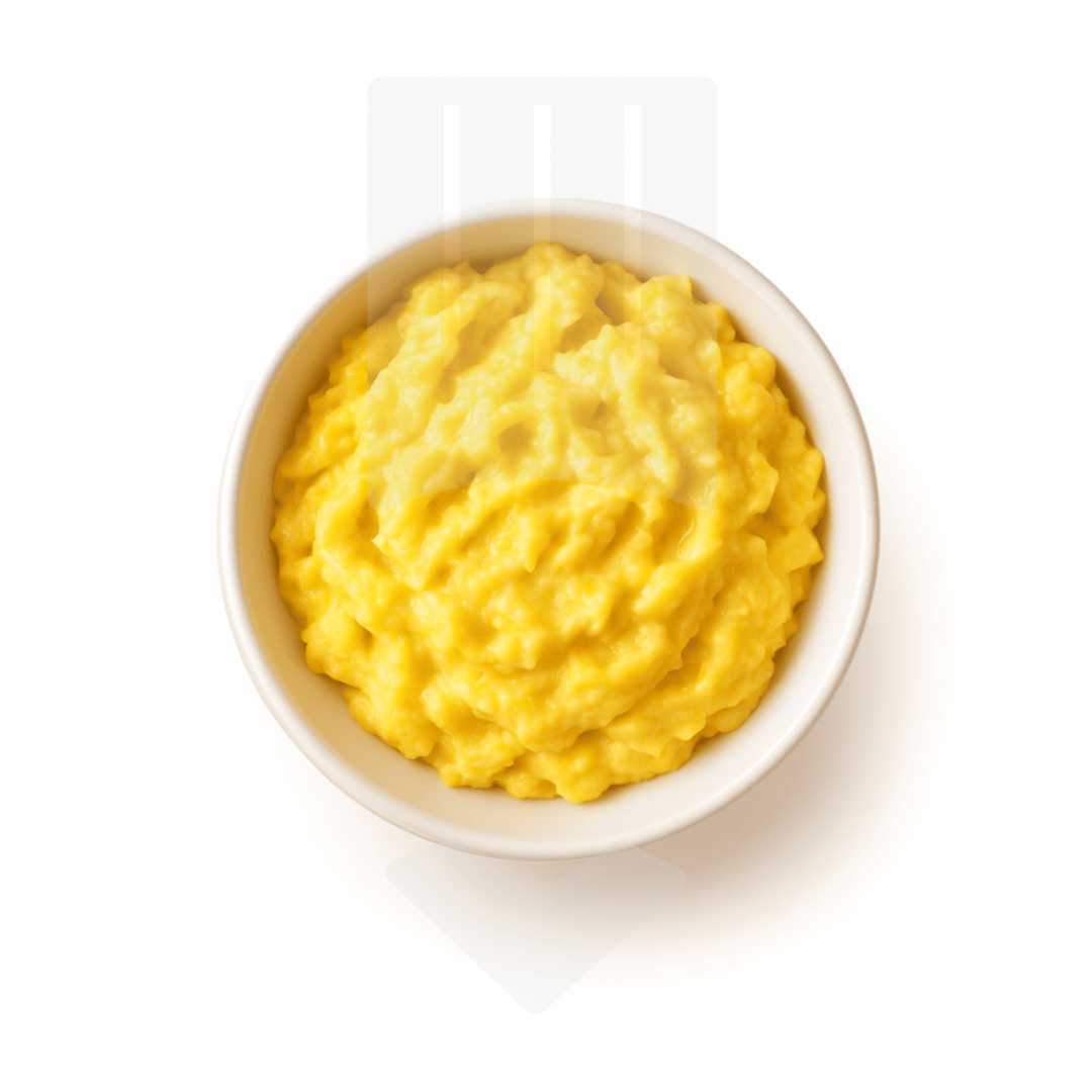 Oeufs brouillés surgelé sous vide portion 90gr