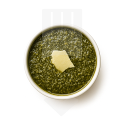 Sauce pesto au basilic et au fromage sans gluten
