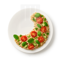 Taboulé surgelé de semoule et légumes nature