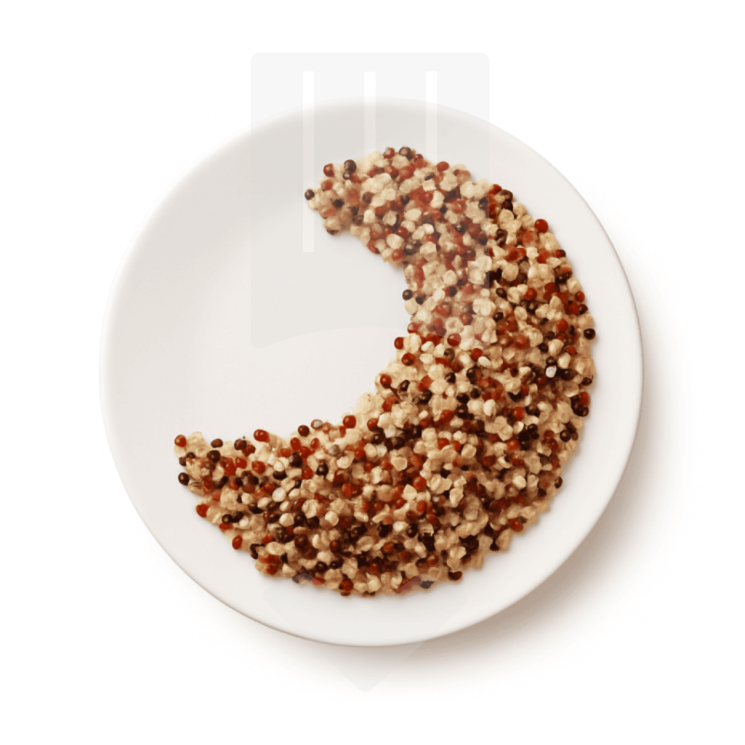 Trio de graines de Quinoa cuites et surgelées