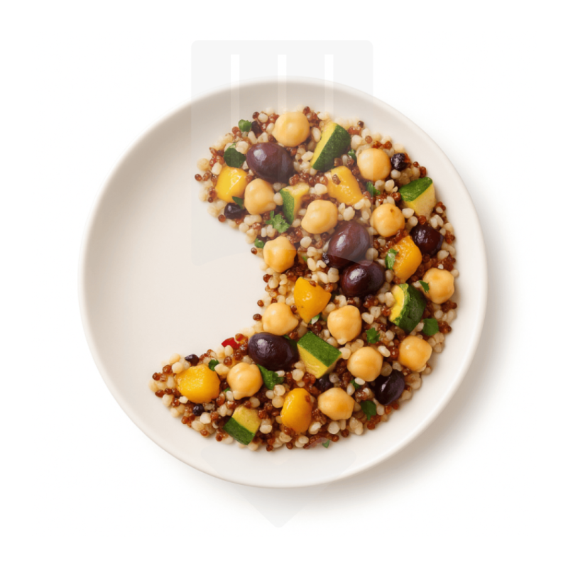 Poêlée surgelée de boulghour et de quinoa