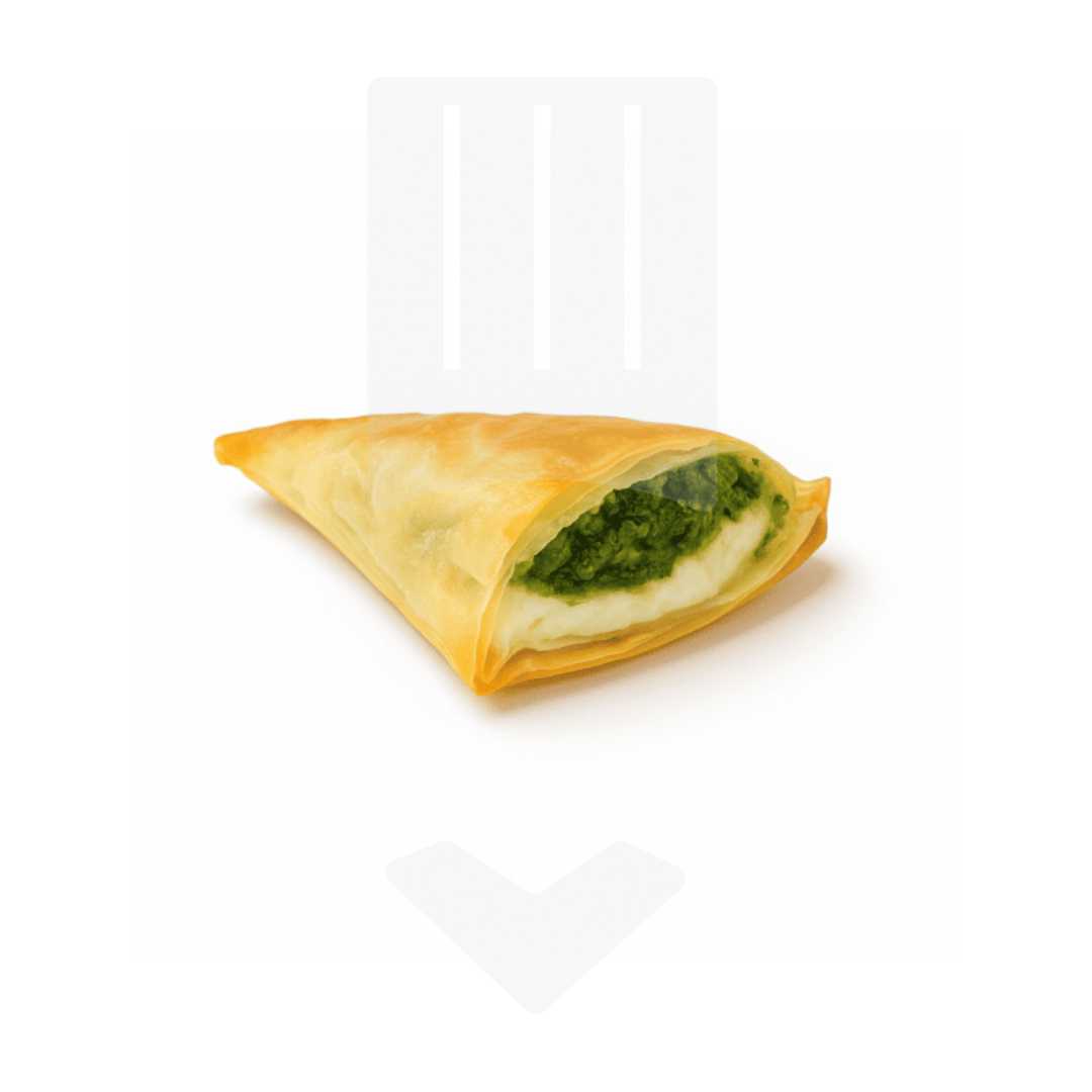 Mini feuilleté grecque épinards et féta 30gr