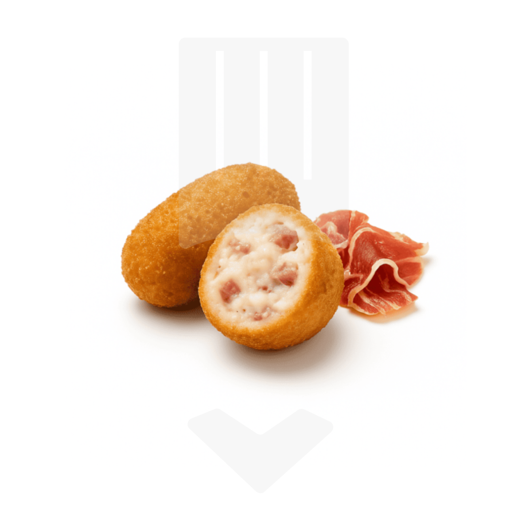 Croquetas au Jambon de Serrano surgelées