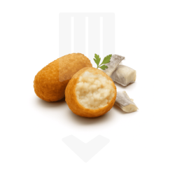 Croquetas à la Morue panées et pré-frits