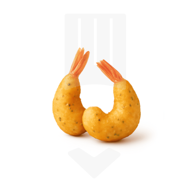 Beignets de crevettes cuisinés à l'ail et persil