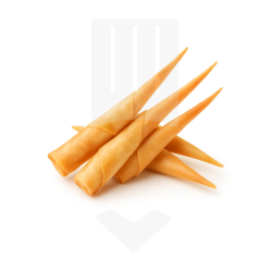 Mini twisters de crevettes sautés à l'ail et persil