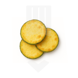 Beignets surgelés IQF, de rondelles de courgettes