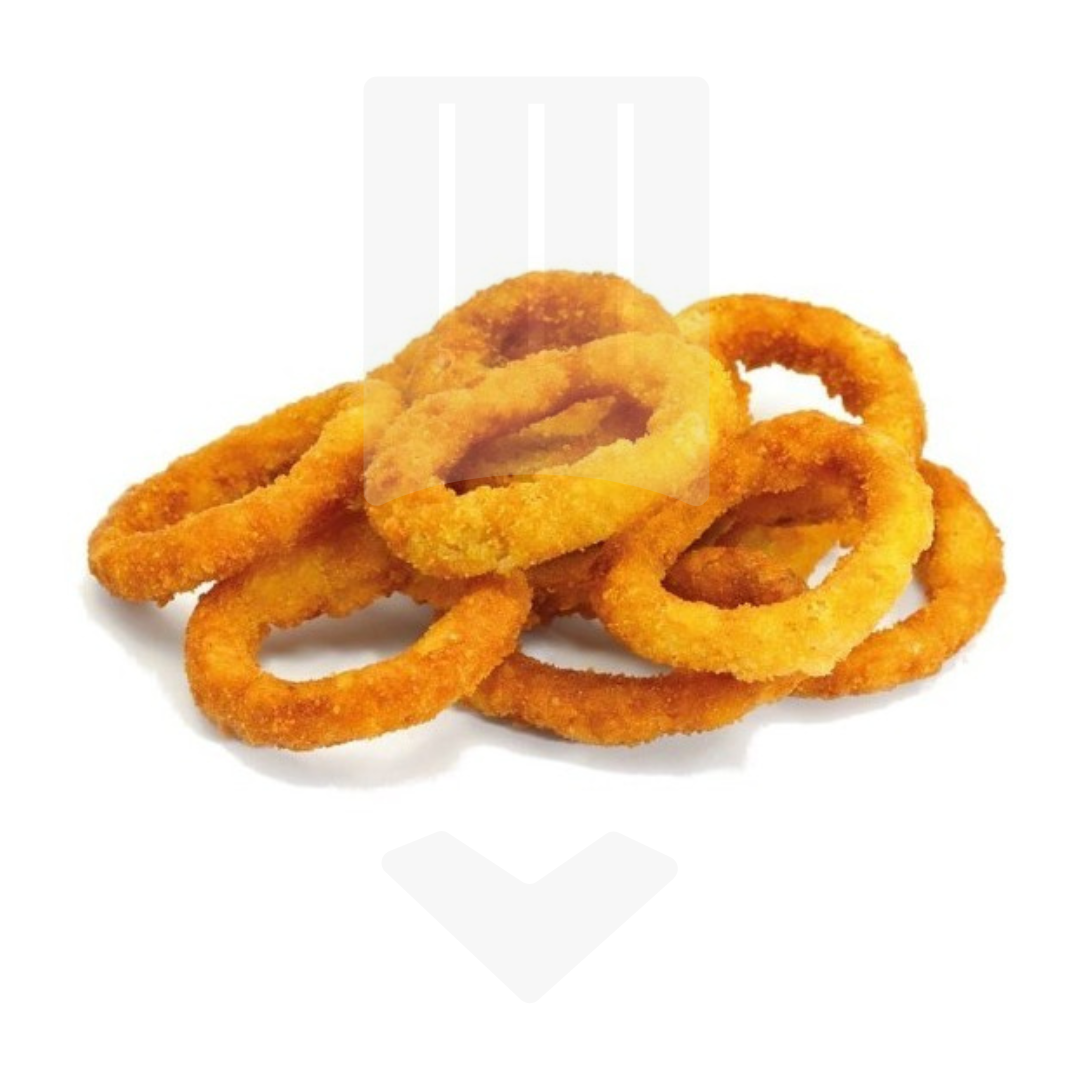 Beignets d'oignons à la bière pré frits et surgelés