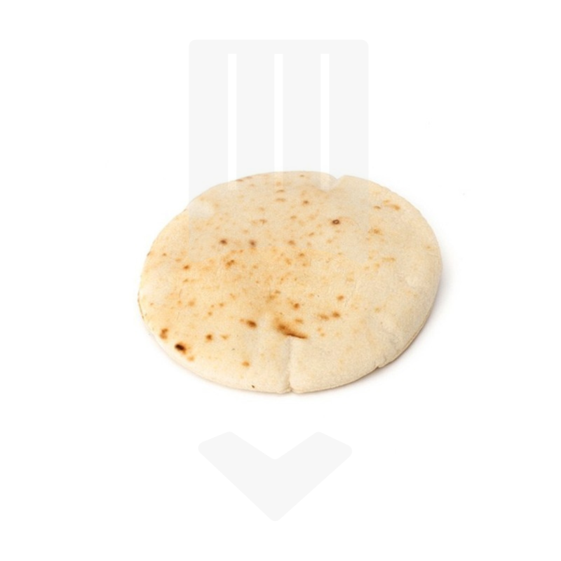 Pain pita au levain, cuit au four et surgelé