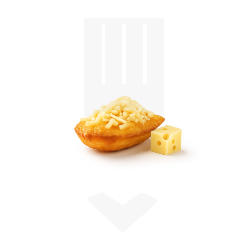 Mini madeleine salée et moelleuse au fromage
