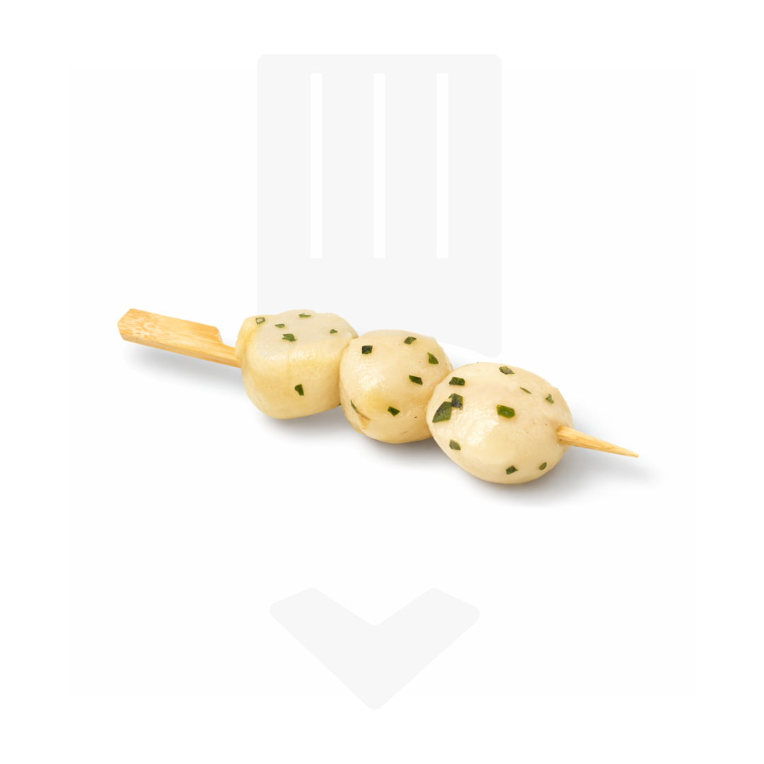 Mini Brochette Noix de Saint-Jacques Crues Marinées - 20g