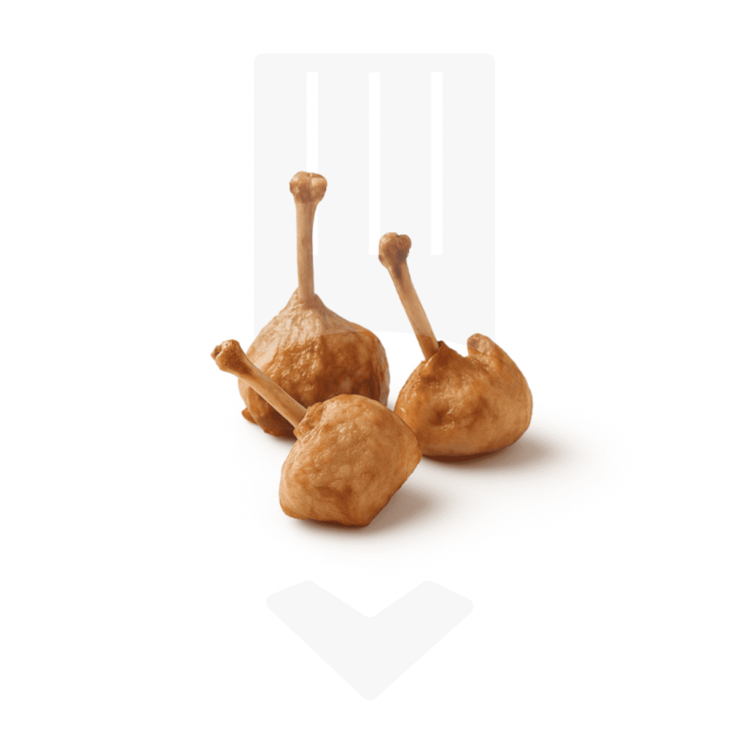 Cuisse de caille crue semi-désossée +/- 18gr