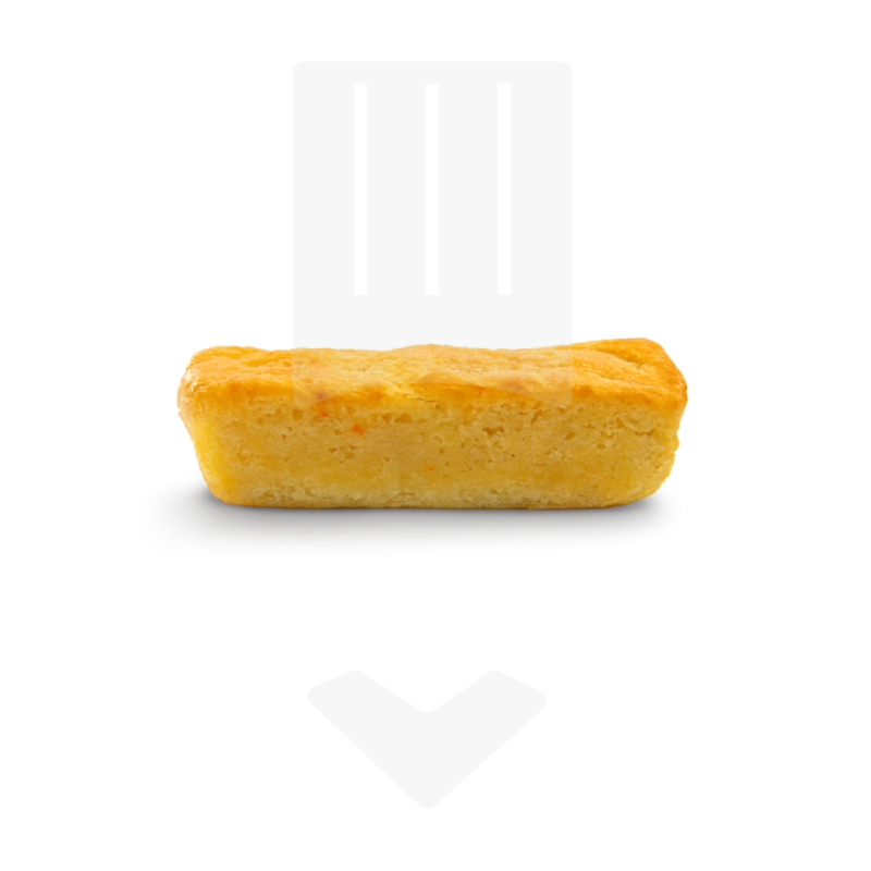 Petit four salé, lingot risotto crabe gingembre 30gr